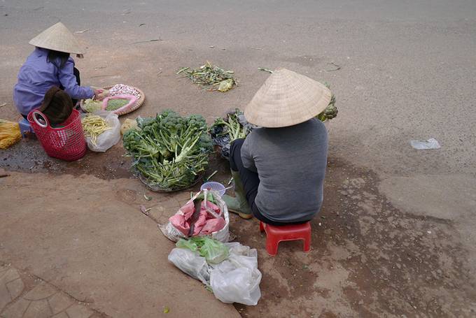 Vegetable stalls