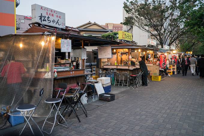 Yatai stalls