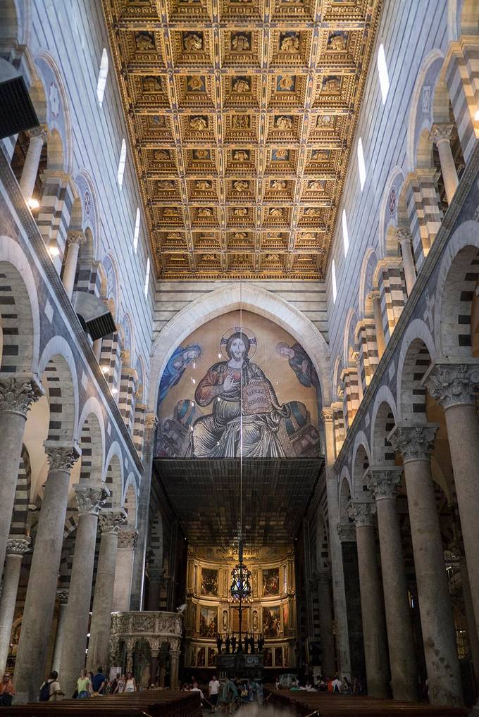 Inside the cathedral