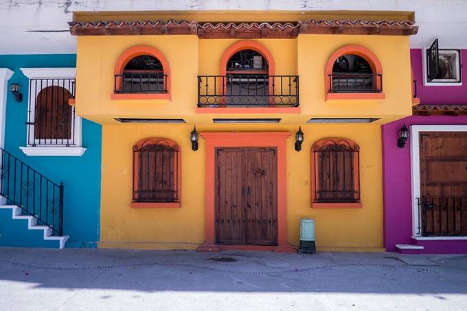 Colourful houses