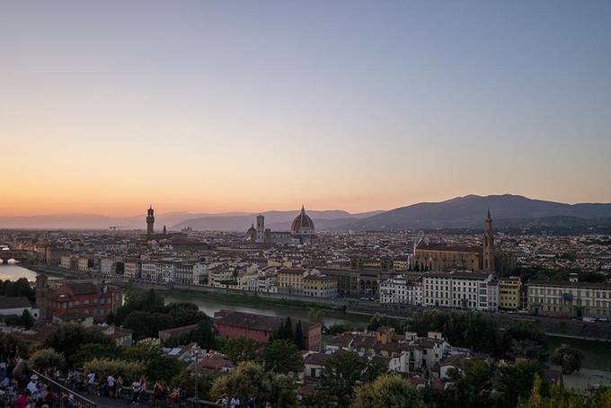 Sunset in Florence