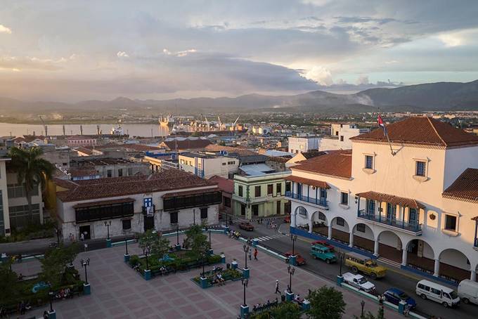 A view of Parque Cespedes