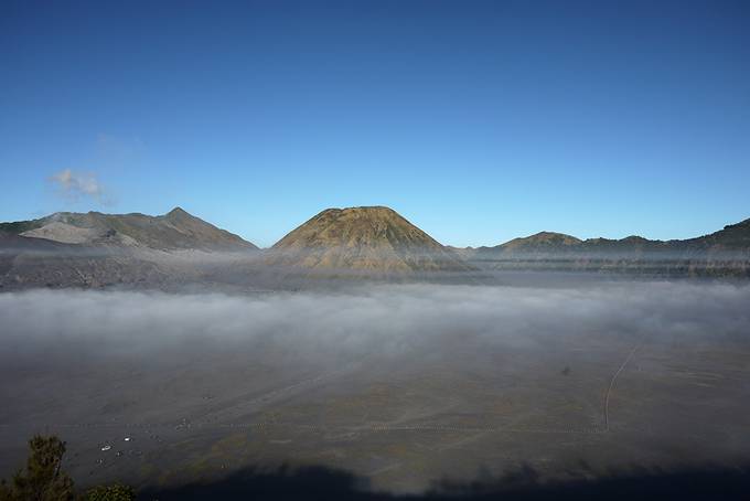 Volcanoes in the mist