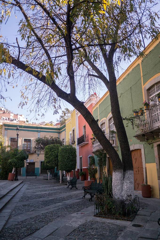 Colourful buildings