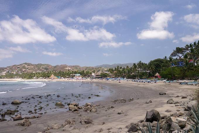 Sayulita's main beach