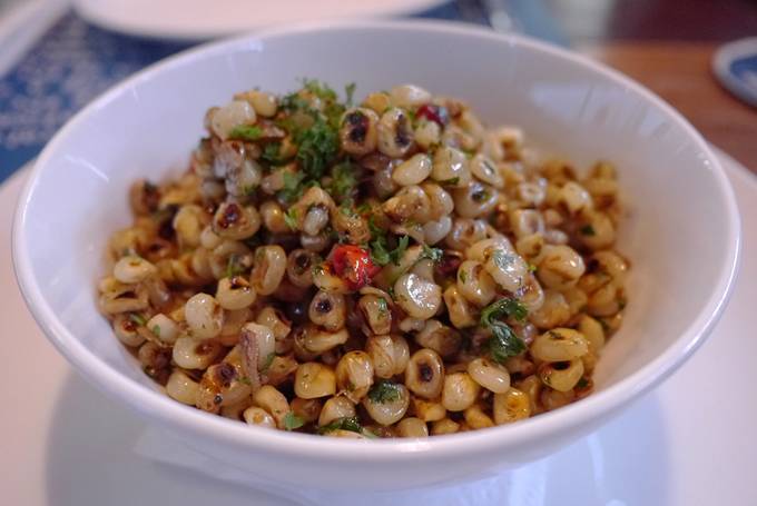 Fried sweetcorn