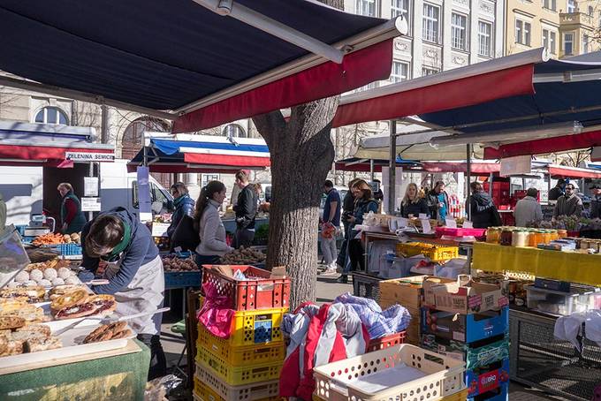 One of the farmers' markets