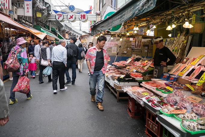 Ueno market