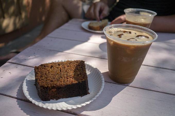 Banana bread at Cafe Paraiso