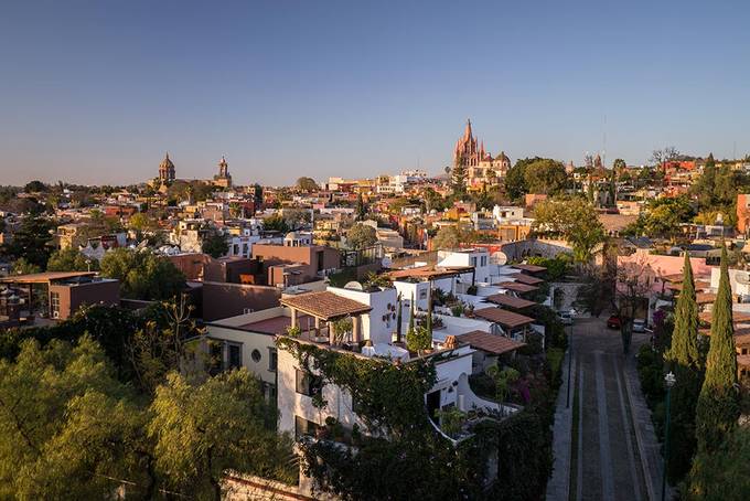 A city view of San Miguel