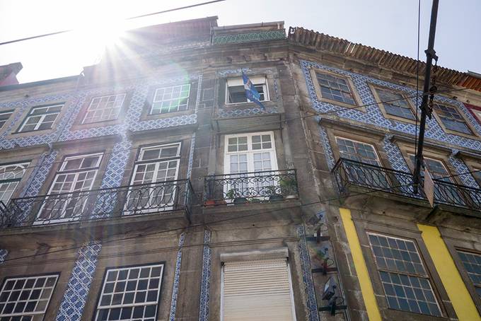 Lovely tiled buildings