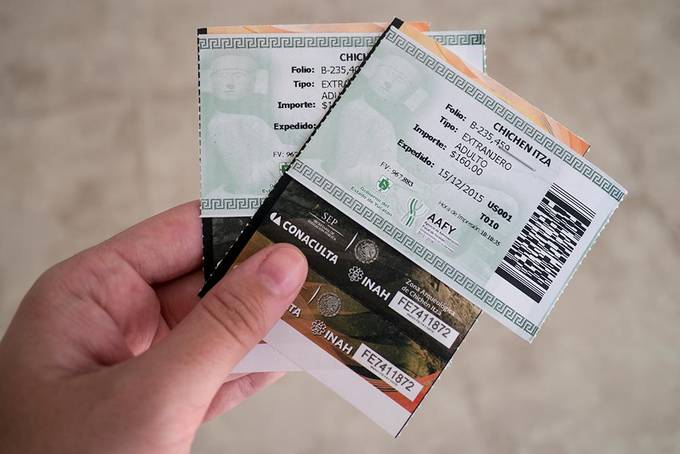 Tickets to Chichen Itza