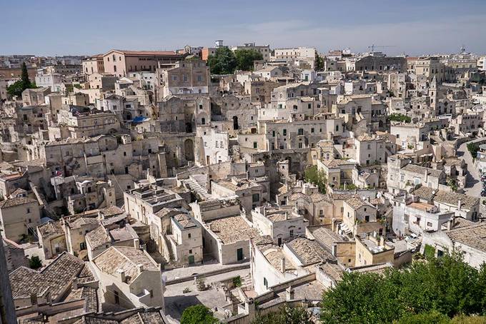 A view of Matera