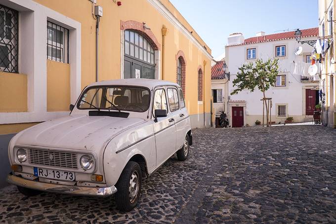 A vintage car