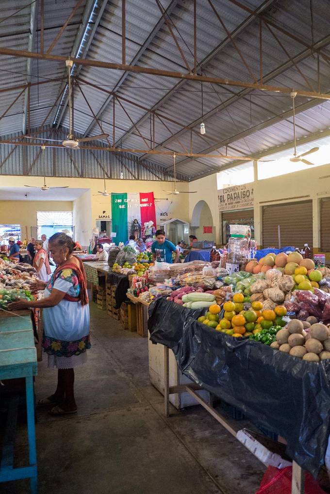 Fruit and vegetables for sale