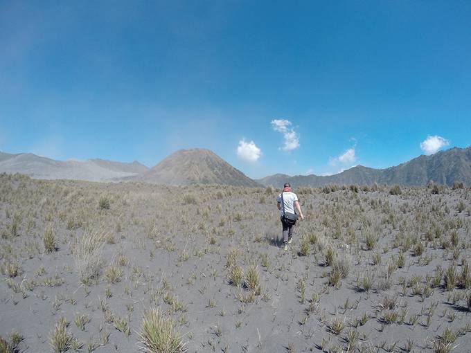 Walking to Bromo