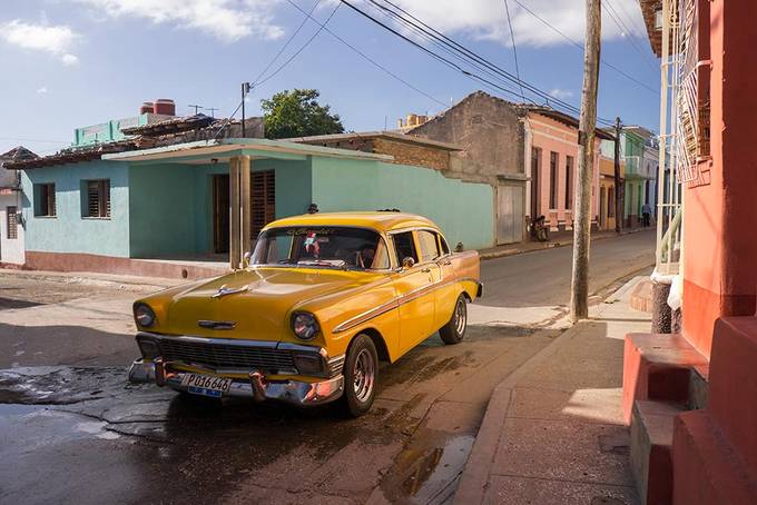 One of Trinidad's many classic cars