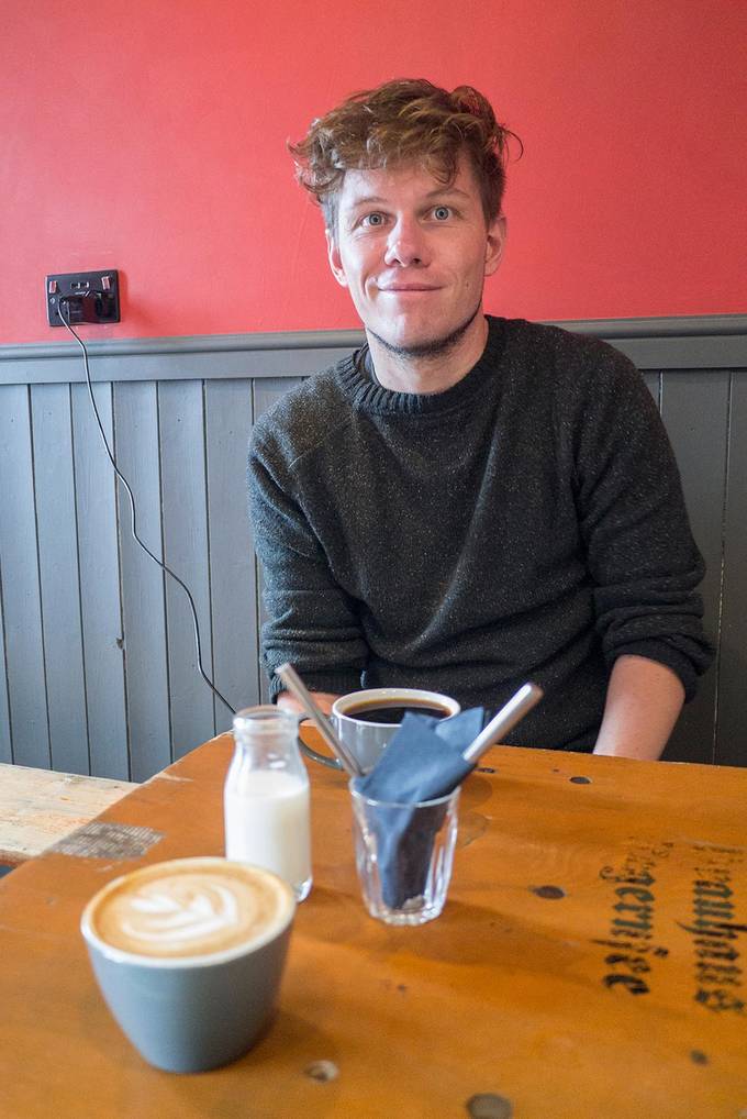 Colin at Grey Seal Coffee