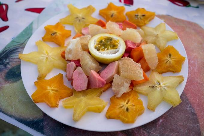 Tropical fruits in Baracoa