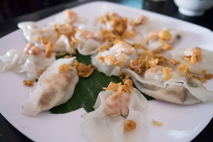 White rose dumplings